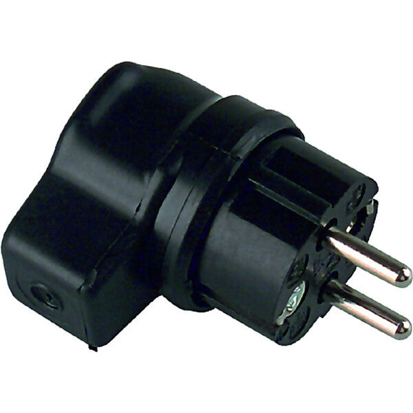 BACHMANN Vollgummi-Winkelstecker sw 919.178